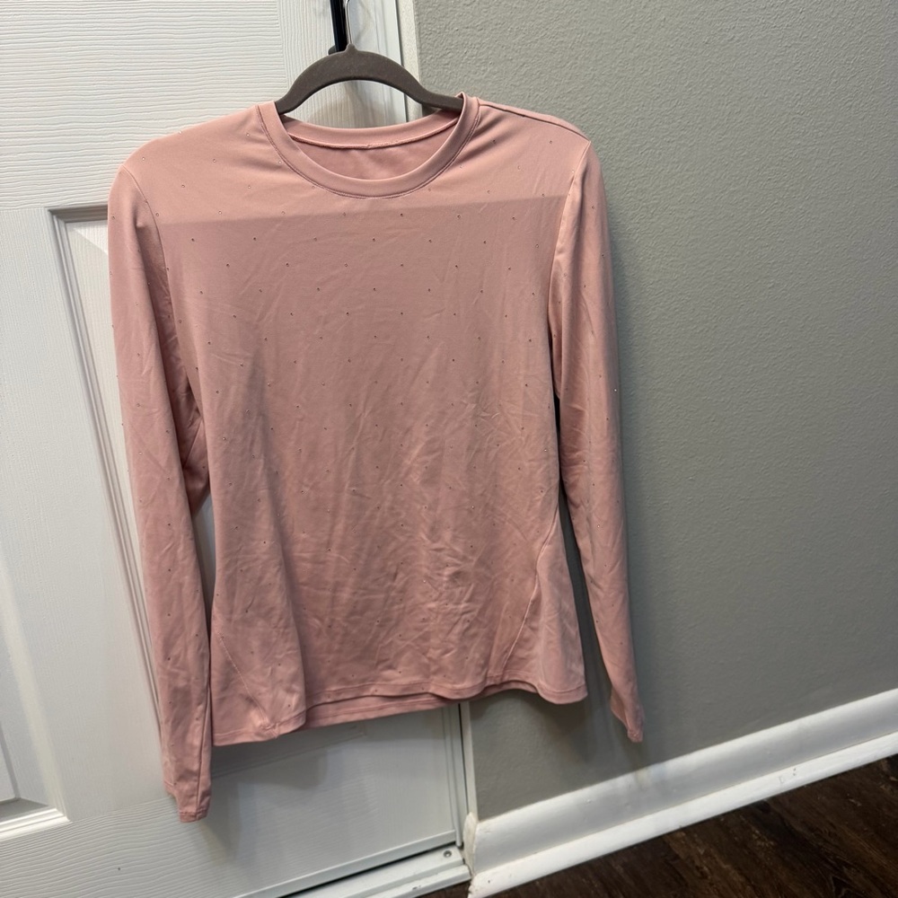 Women's Pink Long Sleeve Top